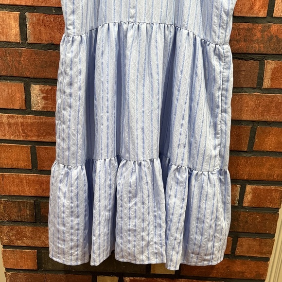 Pomander Place Light Blue Striped Dress - Picture 11 of 13